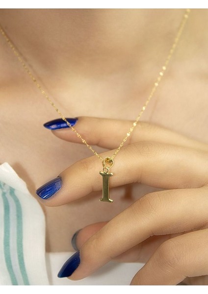 ZEYNEPLİ GOLD 14 Ayar Altın Şirin I Harfli Kolye fırsatları