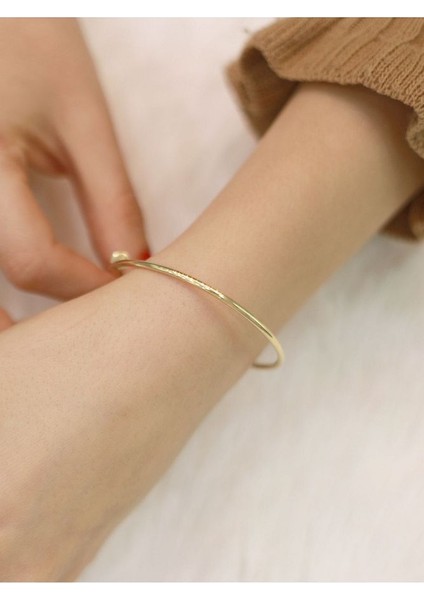 14 Ayar Altın Elastik Çivi Kelepçe Bilezik fiyatları