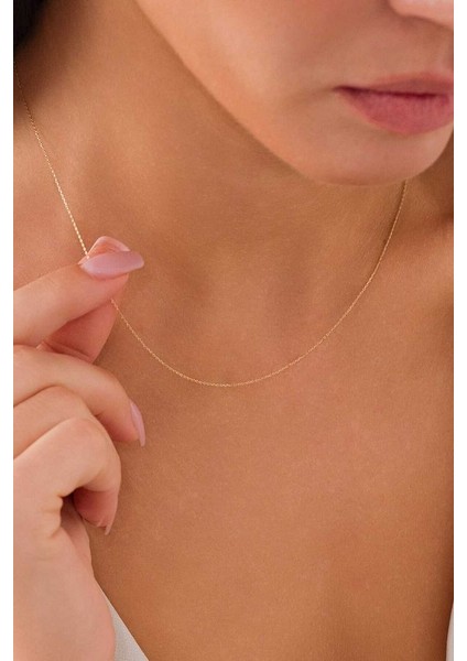 14 Ayar Altın Forse Zincir Kolye