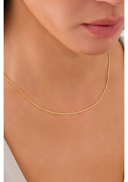 14 Ayar Altın Zarif Hasır Zincir fiyatları