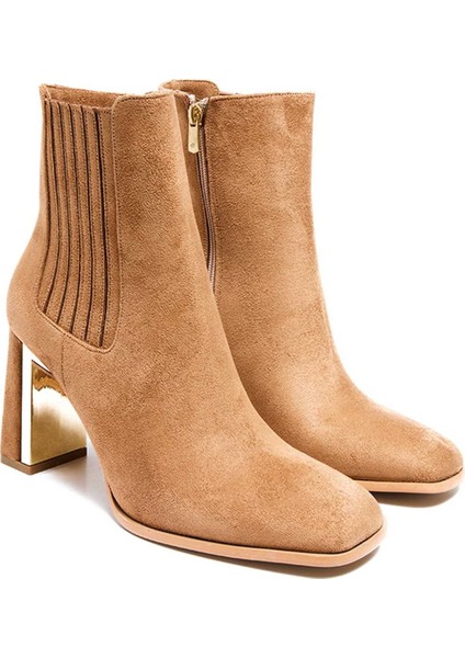 Bağcıksız Kalın Topuklu Neolit Taban Topuklu Bot 281-1190 Kadın Bot fiyatları