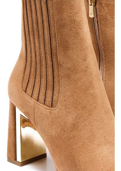 Bağcıksız Kalın Topuklu Neolit Taban Topuklu Bot 281-1190 Kadın Bot fırsatları