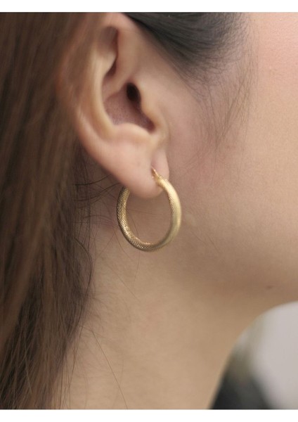 14 Ayar Altın Yılan Sırtı Küpe fiyatları