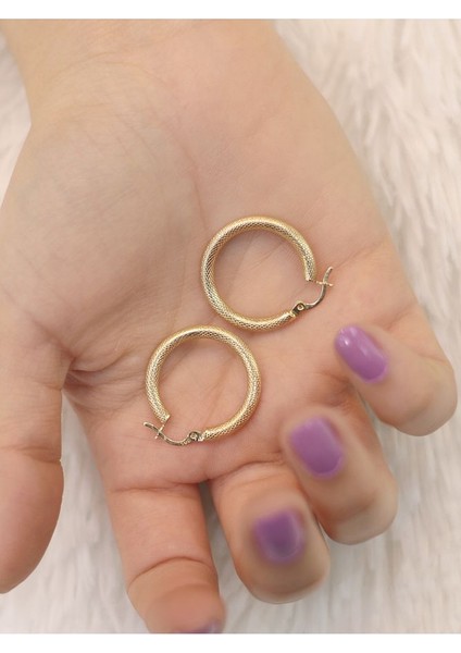 14 Ayar Altın Yılan Sırtı Küpe fırsatları