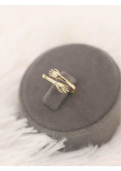 14 Ayar Altın Sarılma Yüzüğü modelleri