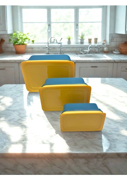 3 'lü Silikon Saklama Kabı modelleri