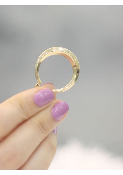 14 Ayar Altın Ortaboy Hilal Küpe modelleri