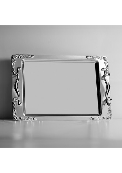 Lalezar Saten Çelik Çay Tepsi modelleri