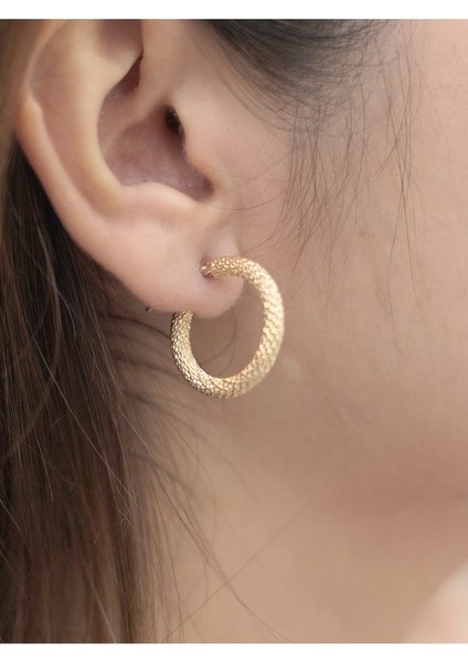 14 Ayar Altın Ince Ortaboy Simli Küpe fiyatları