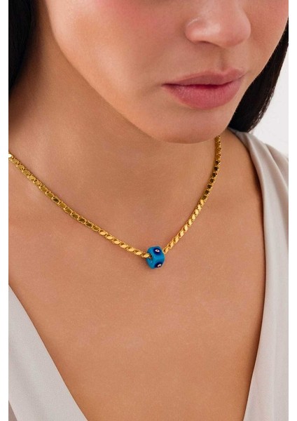 14 Ayar Altın Halep Kolye