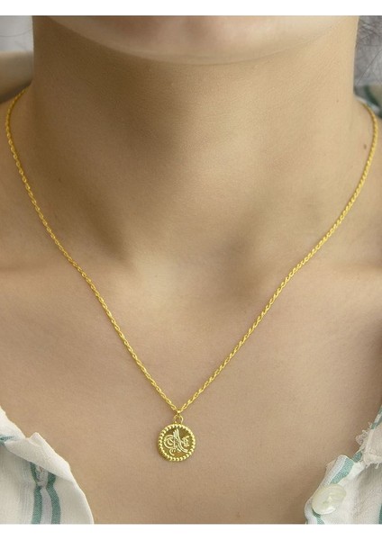 14 Ayar Altın Orta Boy Tuğra Kolye fırsatları