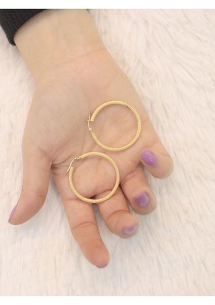 14 Ayar Altın Xl Hasır Küpe fırsatları