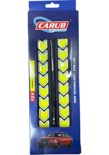 Gündüz Far Cob LED Beyaz Elastik 12V 2 Adet Fiyatı BR432 30 01