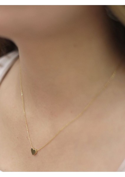 14 Ayar Altın 3 Boyutlu Kalp Kolye fiyatları