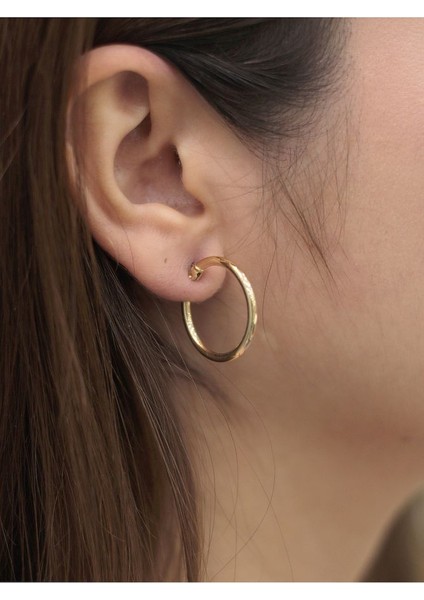 14 Ayar Altın Büyük Boy Soft Küpe fiyatları