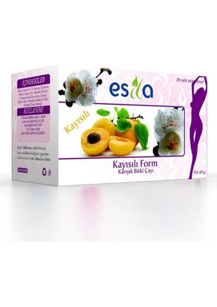 Kayısılı Form Çayı 20 Li.