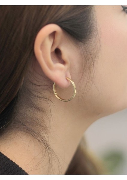 14 Ayar Altın L Soft Halka Küpe fiyatları