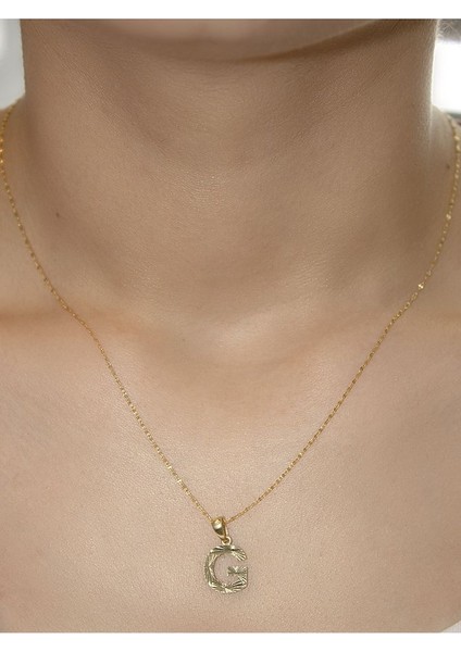 ZEYNEPLİ GOLD 14 Ayar Altın Küçük Füzyon G Harfli Kolye fiyatları