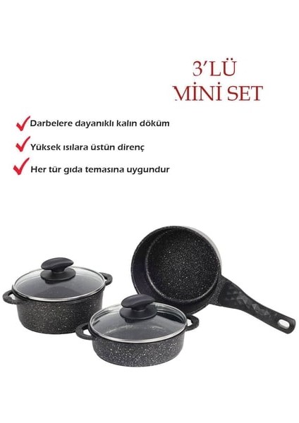 5 Parça Mini Döküm Set (16CM) fiyatları
