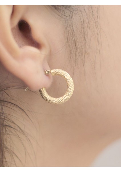 14 Ayar Altın Simli Küçük Boy Küpe fiyatları