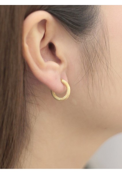 14 Ayar Altın Küçük Boy Italyan Hasır Küpe fiyatları