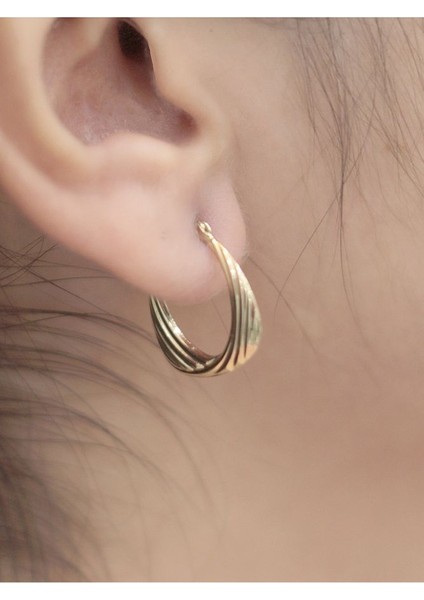 14 Ayar Altın Parıltı Bag Küpe fiyatları