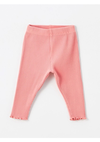 Lcw Baby Ekru Bisiklet Yaka Uzun Kollu Minnie Mouse Baskılı Kız Bebek Sweatshirt ve Tayt 2'li Takım indirimleri