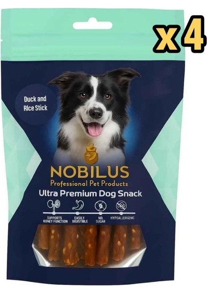 Köpek Ödül Maması Ördek ve Morina Balığı Sargılı 80 gr x 4 Adet