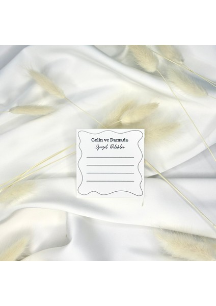 Gelin ve Damada Dilek Kartı /düğün-Nişan-After
