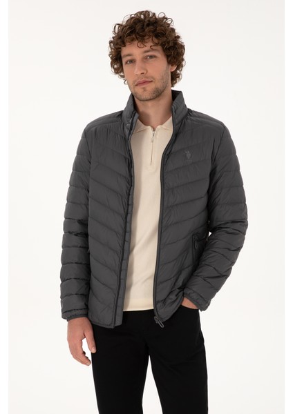 Erkek Gri Mont 50310071-VR024