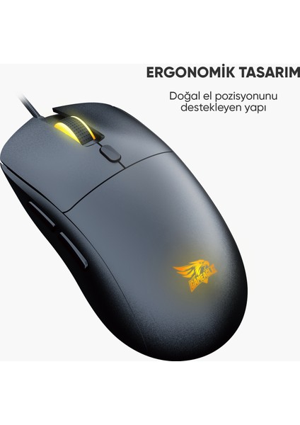 GE171M Rgb Aydınlatma 7200 Dpı Kablolu Gaming Mouse Makrolu Profesyonel Oyuncu Mouse Uygulamalı fırsatları