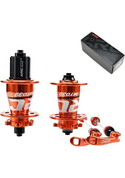 Arc MT-039 Sesli Göbek Takımı – Disk Uyumlu, Qr/ta, 32 Delik, Turuncu, Kutulu