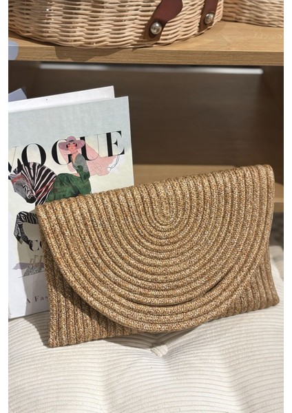 El Geçirme Detaylı Zarf Portföy Clutch Çanta