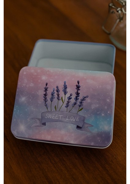 Dikdörtgen Kutu Hediye Kutusu Sevgililer Günü Hediye Kutusu Sweet Love Lila 6 Lı 12x10cm indirimleri