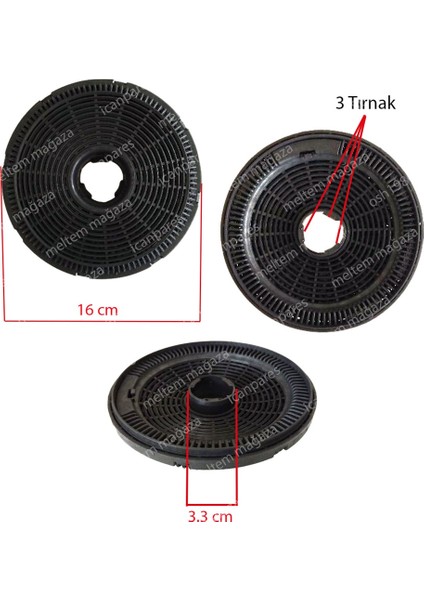 Beko ADE 63640 G Davlumbaz & Aspiratör Karbon Filtresi KF0014 modelleri