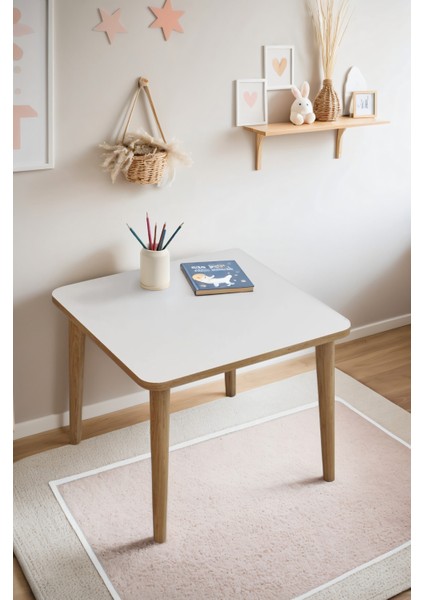 Ahşap Mdf Yaz Sil Yüzey 1 Adet Çocuk Aktivite ve Eğlence Masası