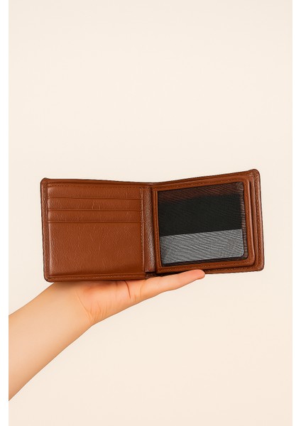 Private Collection Kişiselleştirilebilir Kahve Rengi Dikiş Desenli Hakiki Deri Cüzdan (9X11) fiyatları