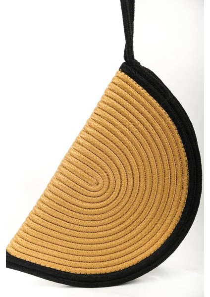 Moss Fermuarlı Hasır Jüt Vegan Clutch Çanta fiyatları