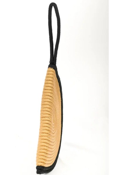 Moss Fermuarlı Hasır Jüt Vegan Clutch Çanta fırsatları