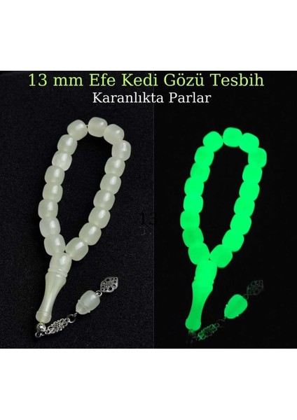 Efe Boy Kedigözü Maskot Fosforlu Tesbih Hediyelik Tesbih Aksesuar