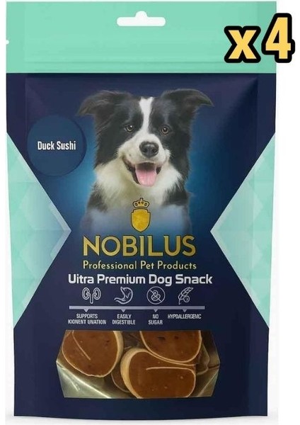 Köpek Ödül Maması Ördekli Suşi 80 gr x 4 Adet