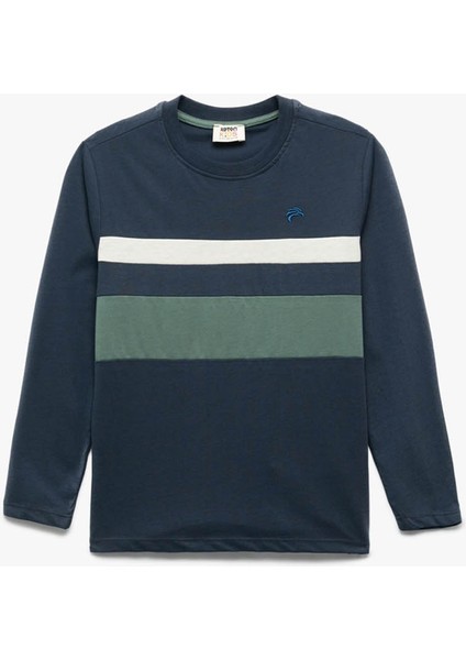 Lacivert Erkek Çocuk Sweatshirt 6WKB10070TK