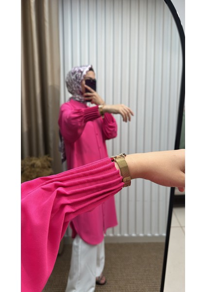 Kolları Nevrülü Araboy Tunik modelleri