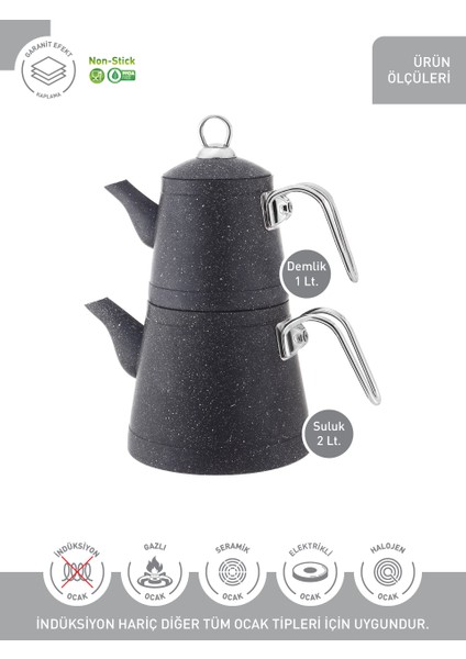 Ada Granit Orta Boy Çaydanlık modelleri