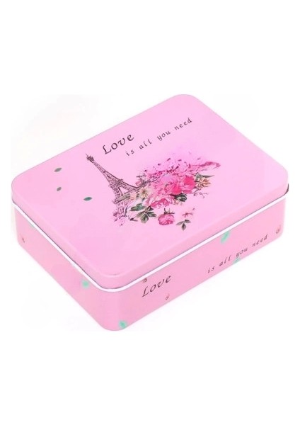 Dikdörtgen Kutu Hediye Kutusu Sevgililer Günü Hediye Kutusu Love Is All You Need Pembe 6 Lı 12x10cm modelleri