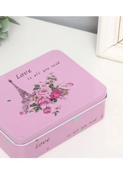 Dikdörtgen Kutu Hediye Kutusu Sevgililer Günü Hediye Kutusu Love Is All You Need Pembe 6 Lı 12x10cm indirimleri