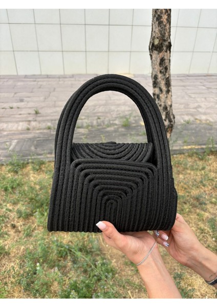 Soft Mini Jüt Hasır Portföy Clutch El Çantası Yazın Modası modelleri