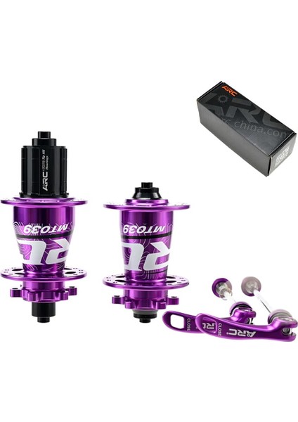 Arc MT-039 Sesli Göbek Takımı – Disk Uyumlu, Qr/ta, 32 Delik, Mor, Kutulu