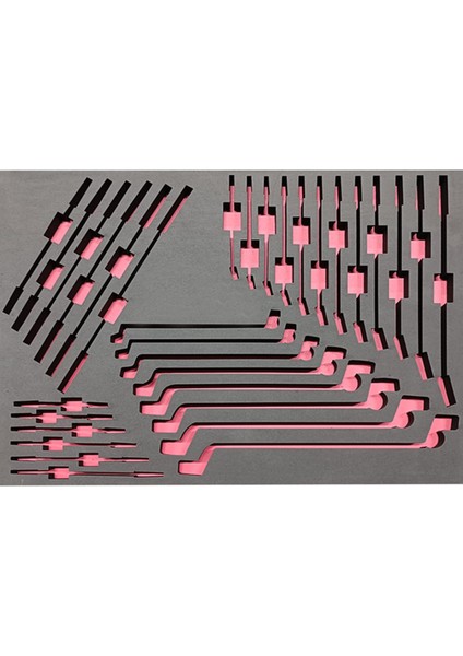 Takım Arabası Içi Anahtar Seti Boş Eva Süngeri 1 Adet 48 cm x 35,5 cm