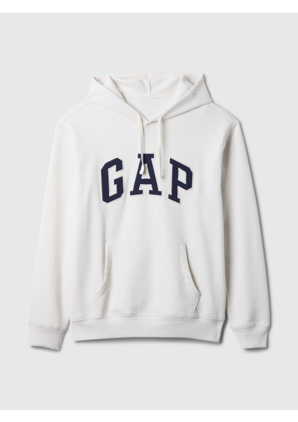 Erkek Beyaz Gap Logo Relaxed Fleece Sweatshirt fiyatları